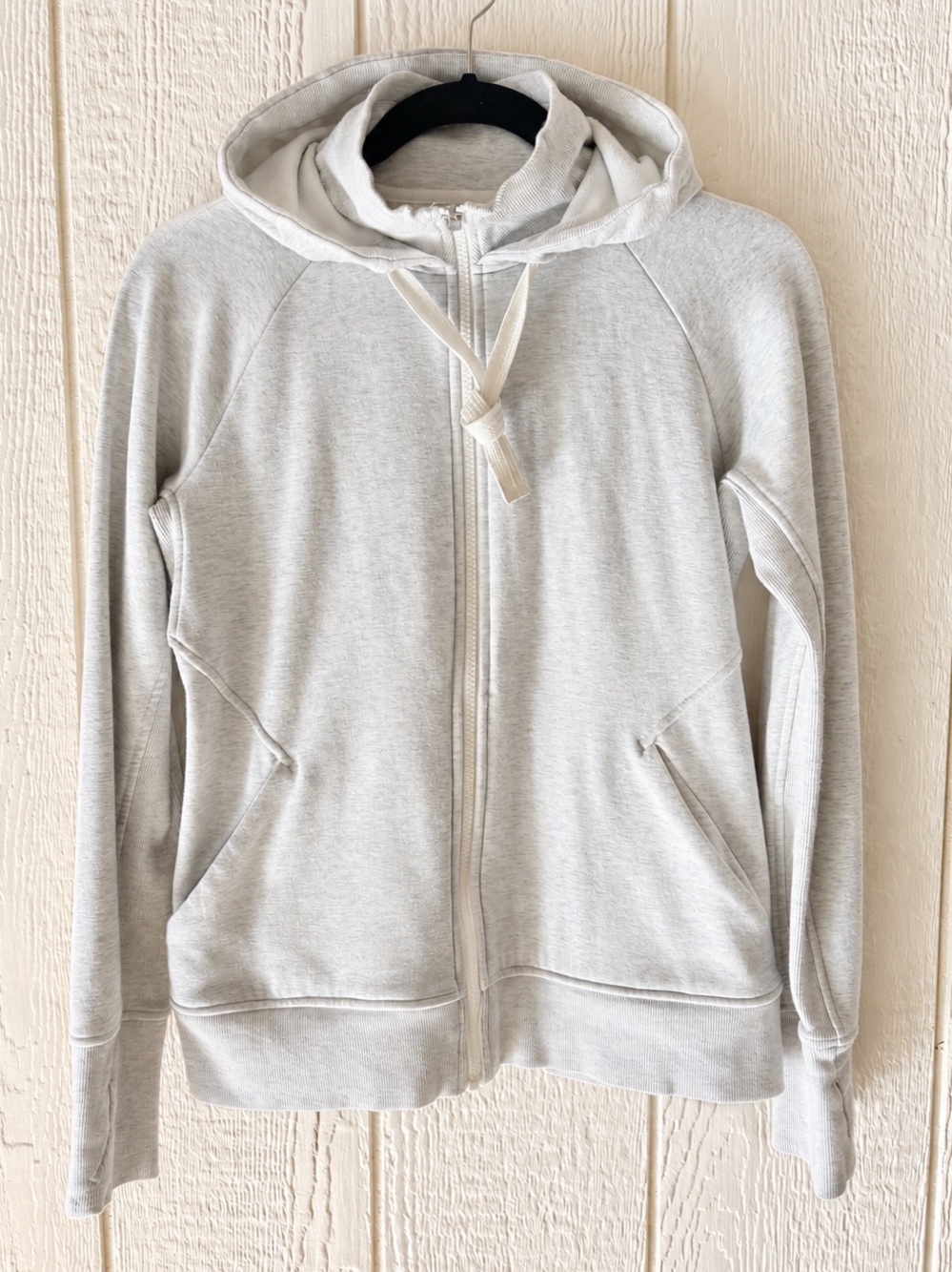 Athleta Triumph Full Zip Hoodie Small Heather Gray
